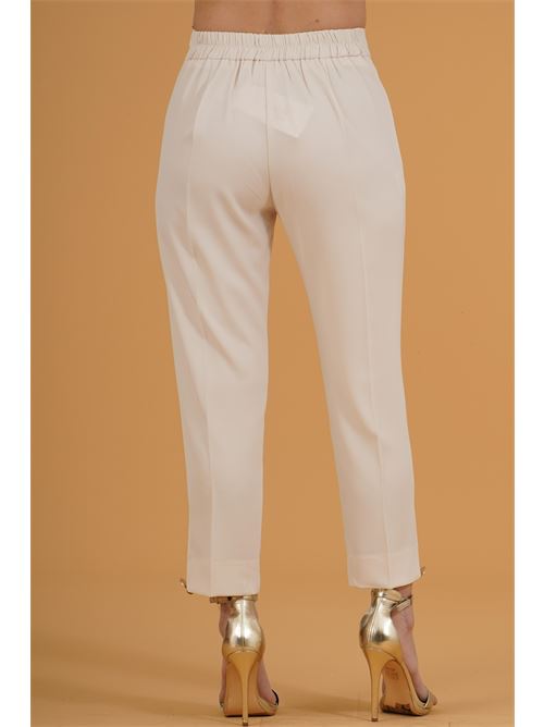 Pantalone in viscosa GM by Gai Mattiolo | GM3736BURRO